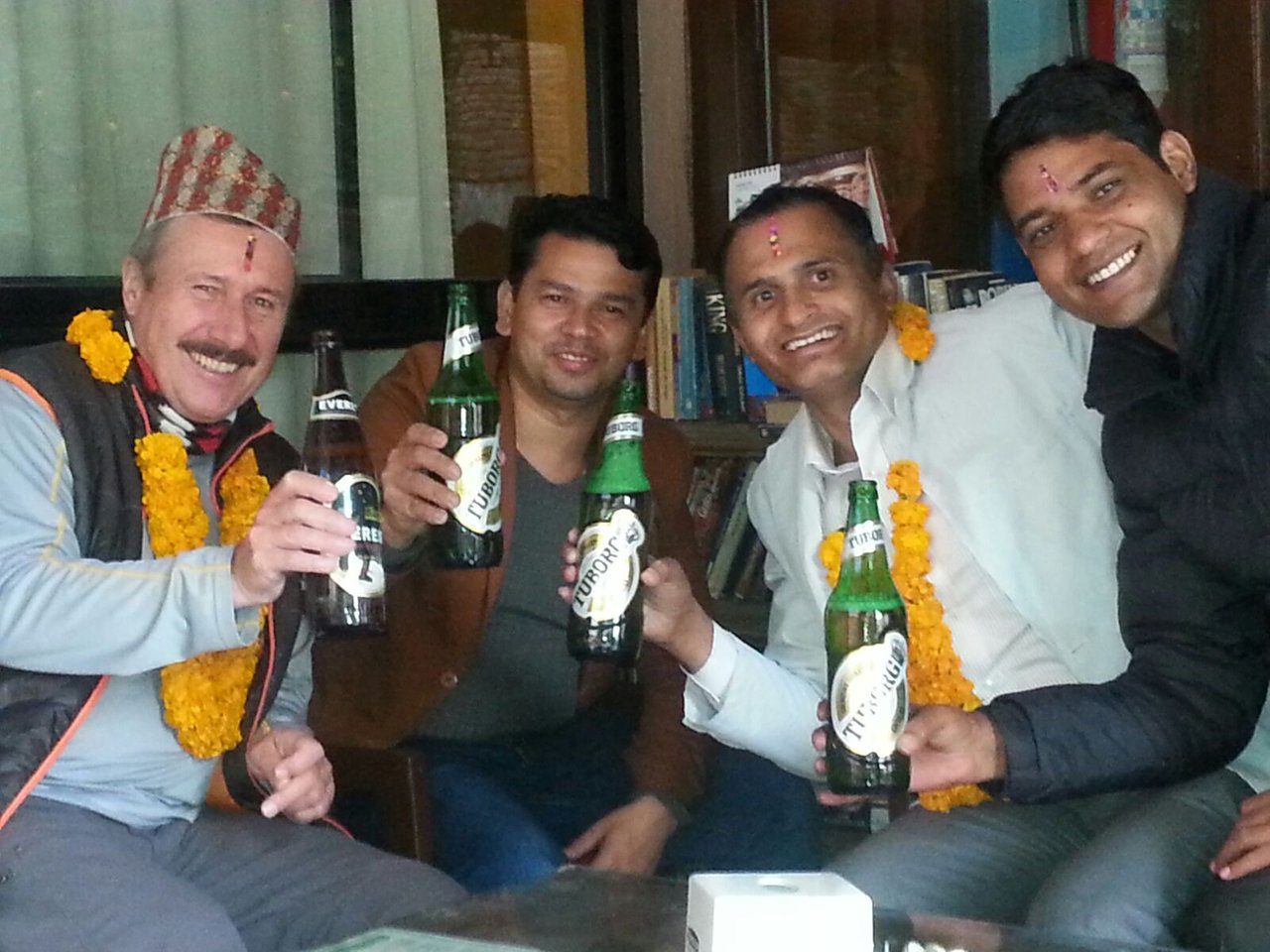 "Staff Nepal mountain Trekkers at Dipawali"